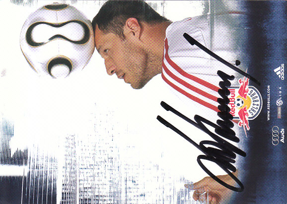 Vratislav Lokvenc Red Bull Salzburg 2007/08 Podpisova karta autogram