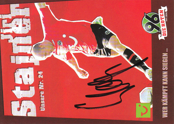 Jiri Stajner Hannover 96 2006/07 Podpisova karta autogram