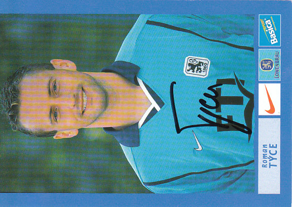 Roman Tyce TSV 1860 Munchen 2000/01 Podpisova karta autogram