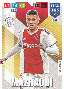 Noussair Mazraoui AFC Ajax 2020 FIFA 365 #287