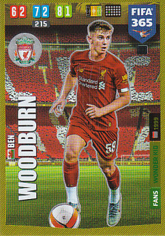 Ben Woodburn Liverpool 2020 FIFA 365 Wonder Kid #33