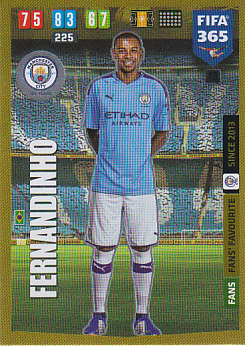 Fernandinho Manchester City 2020 FIFA 365  Fans' Favourite #048