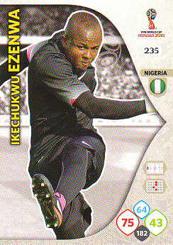 Ikechukwu Ezenwa Nigeria Panini 2018 World Cup #235