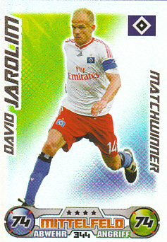 David Jarolim Hamburger SV 2009/10 Topps MA Bundesliga Match Winner #344