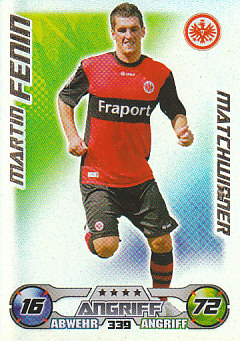 Martin Fenin Eintracht Frankfurt 2009/10 Topps MA Bundesliga Match Winner #339