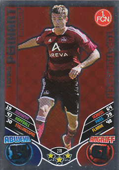 Tomas Pekhart 1. FC Nurnberg 2011/12 Topps MA Bundesliga # Top Transfer270