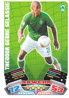 Theodor Gebre Selassie Werder Bremen 2012/13 Topps MA Bundesliga #25
