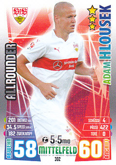 Adam Hlousek VfB Stuttgart 2015/16 Topps MA Bundesliga #302
