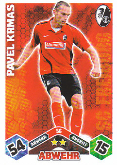Pavel Krmas SC Freiburg 2010/11 Topps MA Bundesliga #56
