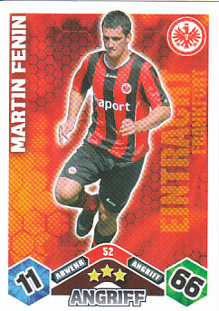 Martin Fenin Eintracht Frankfurt 2010/11 Topps MA Bundesliga #52