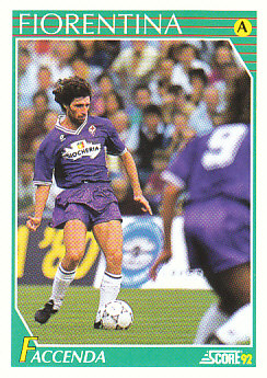 Mario Faccenda Fiorentina Score 92 Seria A #80