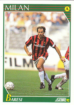 Franco Baresi A.C. Milan Score 92 Seria A #171