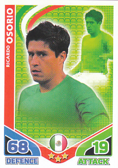 Ricardo Osorio Mexico 2010 World Cup Match Attax #166