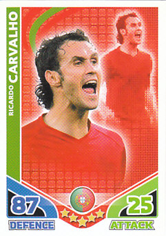 Ricardo Carvalho Portugal 2010 World Cup Match Attax #188