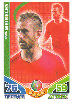 Raul Meireles Portugal 2010 World Cup Match Attax #193