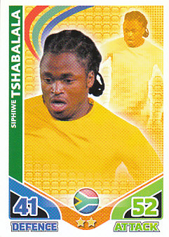 Siphiwe Tshabalala South Africa 2010 World Cup Match Attax #216