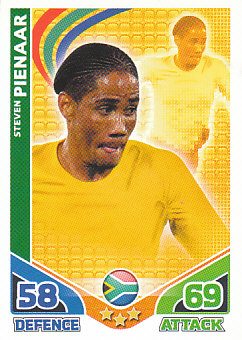 Steven Pienaar South Africa 2010 World Cup Match Attax #217