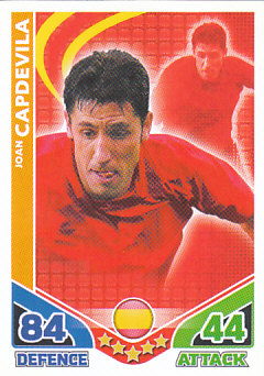 Joan Capdevila Spain 2010 World Cup Match Attax #223