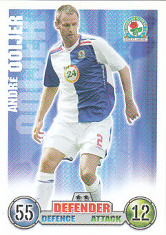 Andre Ooijer Blackburn Rovers 2007/08 Topps Match Attax #50