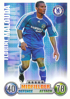 Florent Malouda Chelsea 2007/08 Topps Match Attax #87