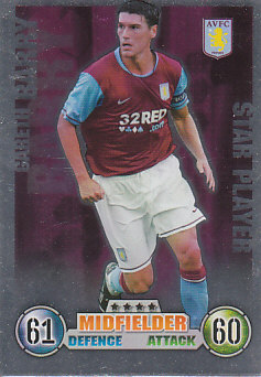 Gareth Barry Aston Villa 2007/08 Topps Match Attax Star player #323