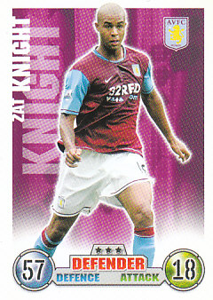 Zat Knight Aston Villa 2007/08 Topps Match Attax #22