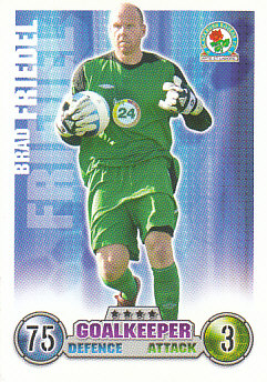 Brad Friedel Blackburn Rovers 2007/08 Topps Match Attax #49