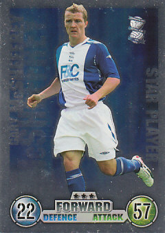 Gary McSheffrey Birmingham City 2007/08 Topps Match Attax Star player #326