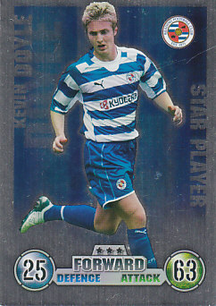 Kevin Doyle Reading 2007/08 Topps Match Attax Star player #352