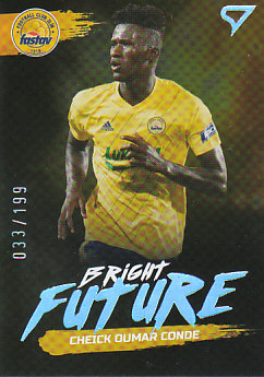 Cheick O. Conde Zlin SportZoo FORTUNA:LIGA 2020/21 Bright Future Limited /199 #BF3