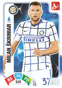 Milan Skriniar Inter Milano 2020/21 Panini Calciatori Adrenalyn XL Stella #23