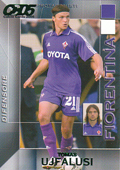 Tomas Ujfalusi Fiorentina Calcio card 2005 Serie A #49