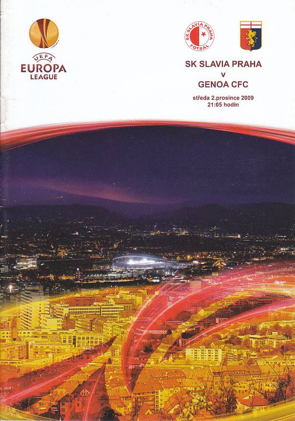 Program SK Slavia Praha - Janov CFC Evropska liga 2009/10