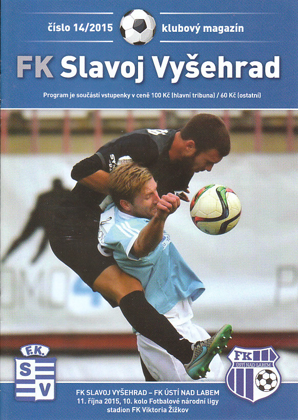 Program FK Slavoj Vysehrad - Usti nad Labem 2015/16