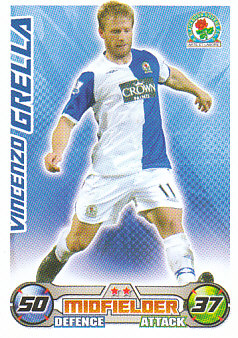 Vincenzo Grella Blackburn Rovers 2008/09 Topps Match Attax #EX8