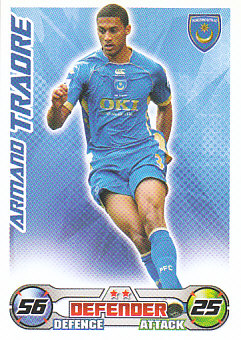 Armand Traore Portsmouth 2008/09 Topps Match Attax #EX36