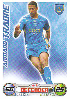 Armand Traore Portsmouth 2008/09 Topps Match Attax #EX36