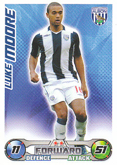 Luke Moore Valero West Bromwich Albion 2008/09 Topps Match Attax #50