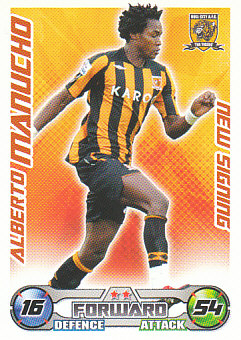Alberto Manucho Hull City 2008/09 Topps Match Attax New Signing #EX64