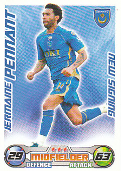 Jermaine Pennant Portsmouth 2008/09 Topps Match Attax New Signing #EX75