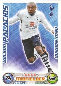 Wilson Palacios Tottenham Hotspur 2008/09 Topps Match Attax New Signing #EX82