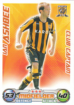 Ian Ashbee Hull City 2008/09 Topps Match Attax Club Captain #99