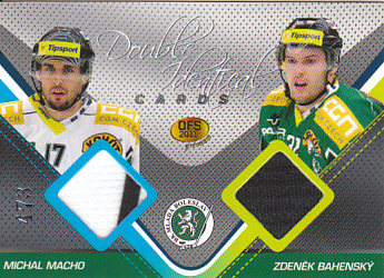 Michal Macho / Zdenek Bahensky Mlada Boleslav OFS Premium 2011 Double Identical cards #J14