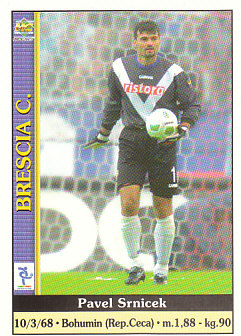 Pavel Srnicek Brescia Calcio Mundicromo 2001 Serie A #74