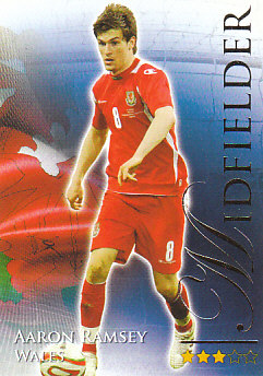 Aaron Ramsey Wales Futera World Football 2010/2011 #620