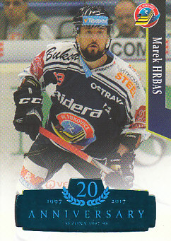 Marek Hrbas Vitkovice OFS 2017/18 Serie I. Retro Blue /9 #120