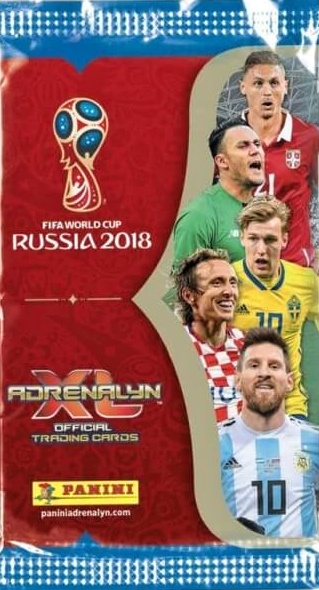 Panini Adrenalyn XL FIFA World Cup 2018 Balíček Fotbalové karty