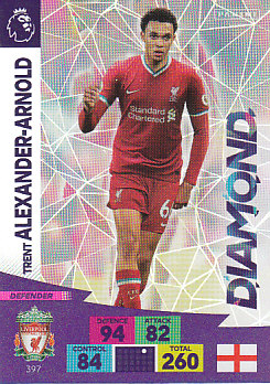 Trent Alexander-Arnold Liverpool 2020/21 Panini Adrenalyn XL Diamond #397