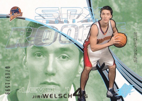 Jiri Welsch Golden State Warriors 2002-03 SPx 709/1599 #135
