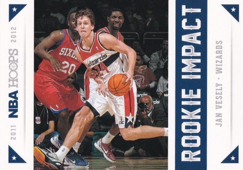 Jan Vesely Washington Wizards 2012/13 NBA Hoops Rookie Impact #21 